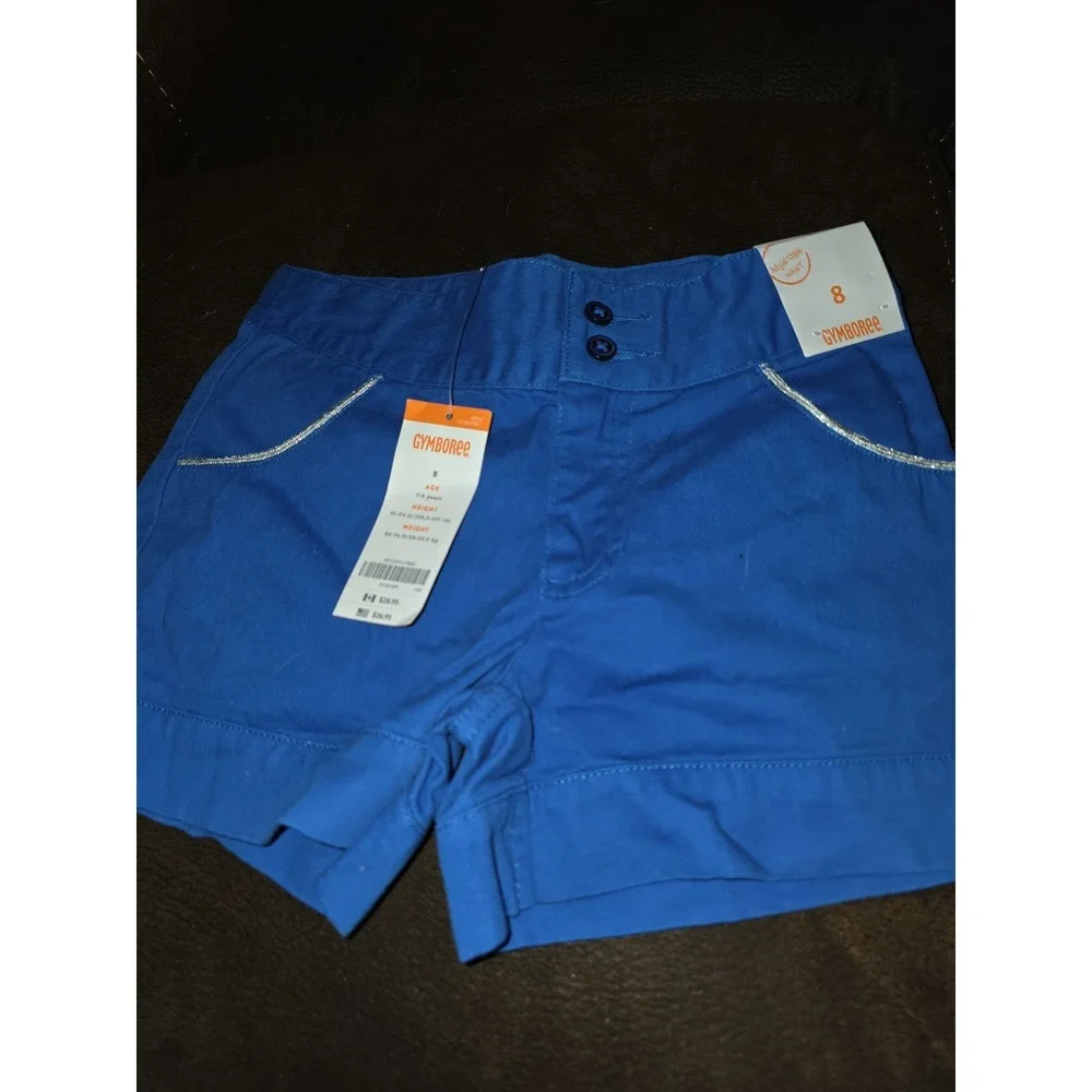 Gymboree seaside stroll lot of 2 tops size 7 shorts size 8 nwt
